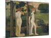 Two Nude in a Landscape-Aristide Maillol-Mounted Giclee Print