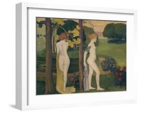 Two Nude in a Landscape-Aristide Maillol-Framed Giclee Print