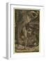 Two Nude Men: One Standing, One Reclining, Between 1500 and 1551-Domenico Beccafumi-Framed Giclee Print