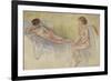 Two Nudes, C.1902-3 (Oil on Canvas)-Edvard Munch-Framed Giclee Print