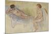 Two Nudes, C.1902-3 (Oil on Canvas)-Edvard Munch-Mounted Giclee Print