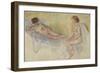 Two Nudes, C.1902-3 (Oil on Canvas)-Edvard Munch-Framed Giclee Print