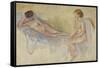 Two Nudes, C.1902-3 (Oil on Canvas)-Edvard Munch-Framed Stretched Canvas