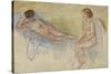 Two Nudes, C.1902-3 (Oil on Canvas)-Edvard Munch-Stretched Canvas