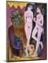 Two Nudes in a Room, 1914-Ernst Ludwig Kirchner-Mounted Giclee Print