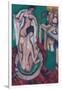 Two Nudes in a Shallow Tub, C. 1912/1913-1920-Ernst Ludwig Kirchner-Framed Giclee Print