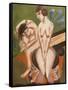 Two Nudes in the Room-Ernst Ludwig Kirchner-Framed Stretched Canvas