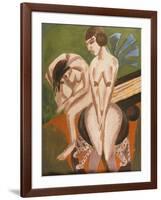 Two Nudes in the Room-Ernst Ludwig Kirchner-Framed Giclee Print