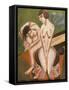 Two Nudes in the Room-Ernst Ludwig Kirchner-Framed Stretched Canvas