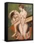 Two Nudes in the Room-Ernst Ludwig Kirchner-Framed Stretched Canvas