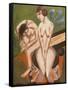 Two Nudes in the Room-Ernst Ludwig Kirchner-Framed Stretched Canvas