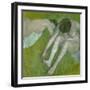 Two nudes. Pastel R. F. 29950.-Edgar Degas-Framed Giclee Print