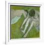 Two nudes. Pastel R. F. 29950.-Edgar Degas-Framed Giclee Print