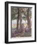 Two Nudes under Pine-Trees-Theo Rysselberghe-Framed Giclee Print