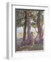 Two Nudes under Pine-Trees-Theo Rysselberghe-Framed Giclee Print