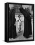 Two Nuns Questioning a Little Chinese Girl at the American Mission School-Alfred Eisenstaedt-Framed Stretched Canvas