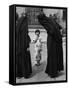 Two Nuns Questioning a Little Chinese Girl at the American Mission School-Alfred Eisenstaedt-Framed Stretched Canvas