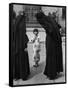 Two Nuns Questioning a Little Chinese Girl at the American Mission School-Alfred Eisenstaedt-Framed Stretched Canvas