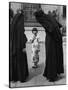 Two Nuns Questioning a Little Chinese Girl at the American Mission School-Alfred Eisenstaedt-Stretched Canvas