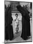 Two Nuns Questioning a Little Chinese Girl at the American Mission School-Alfred Eisenstaedt-Mounted Premium Photographic Print