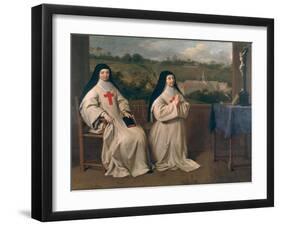 Two Nuns-Philippe De Champaigne-Framed Giclee Print