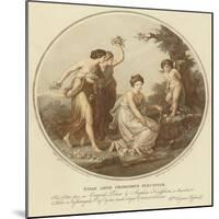 Two Nymphs Mock Cupid Who Is Tied to a Tree-Angelica Kauffmann-Mounted Giclee Print