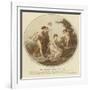 Two Nymphs Mock Cupid Who Is Tied to a Tree-Angelica Kauffmann-Framed Giclee Print