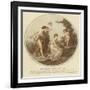 Two Nymphs Mock Cupid Who Is Tied to a Tree-Angelica Kauffmann-Framed Giclee Print