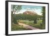 Two Ocean Moutain, the Tetons-null-Framed Art Print