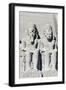 Two of Four Colossal Statues from Facade of Great Temple of Ramses II, Abu Simbel-null-Framed Photographic Print