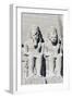 Two of Four Colossal Statues from Facade of Great Temple of Ramses II, Abu Simbel-null-Framed Photographic Print