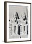 Two of Four Colossal Statues from Facade of Great Temple of Ramses II, Abu Simbel-null-Framed Photographic Print