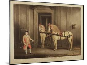 Two of His Majesty's State Horses, Engraved by William Ward, 1 September 1800 (Mezzotint)-Henry Bernard Chalon-Mounted Giclee Print