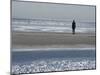 Two of the 100 Men of Another Place, also known as the Iron Men, Tatues by Antony Gormley-Ethel Davies-Mounted Photographic Print