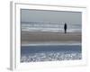 Two of the 100 Men of Another Place, also known as the Iron Men, Tatues by Antony Gormley-Ethel Davies-Framed Photographic Print