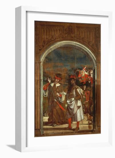 Two of the Three Kings-Pedro Berruguete-Framed Giclee Print