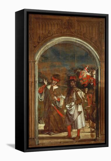 Two of the Three Kings-Pedro Berruguete-Framed Stretched Canvas