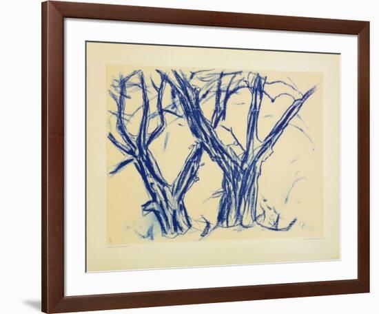 Two Old Lime Rrees-Christian Rohlfs-Framed Collectable Print