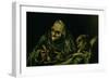 Two Old Men Eating, One of the "Black Paintings", 1819-23-Francisco de Goya-Framed Giclee Print