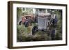 Two Old Rusty Tractor in the Forest-Ollikainen-Framed Photographic Print