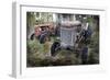 Two Old Rusty Tractor in the Forest-Ollikainen-Framed Photographic Print