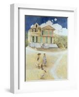 Two Old Sisters, Jacmel, Haiti, 1974-James Reeve-Framed Giclee Print