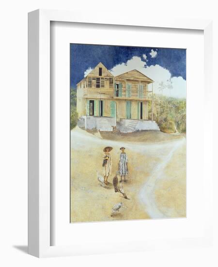 Two Old Sisters, Jacmel, Haiti, 1974-James Reeve-Framed Giclee Print