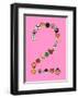 Two On Pink-null-Framed Giclee Print