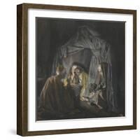 Two or Three Gathered in My Name from 'The Life of Our Lord Jesus Christ'-James Jacques Joseph Tissot-Framed Giclee Print