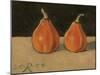 Two Orange Pumpkins, 2006-Raimonda Kasparaviciene Jatkeviciute-Mounted Giclee Print