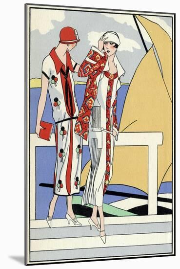 Two Outfits by Martial Et Armand and Philippe Et Gaston-null-Mounted Art Print