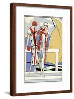 Two Outfits by Martial Et Armand and Philippe Et Gaston-null-Framed Art Print