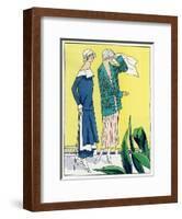 Two Outfits by Philippe Et Gaston and Jean Patou-null-Framed Art Print