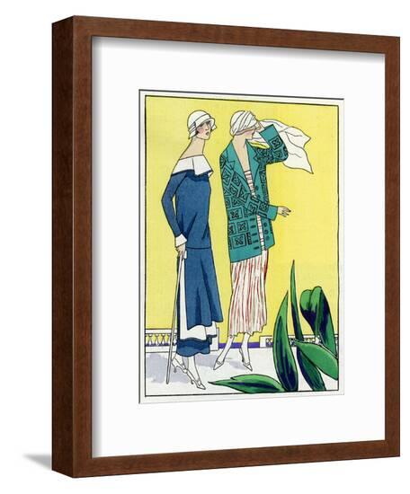 Two Outfits by Philippe Et Gaston and Jean Patou--Framed Art Print